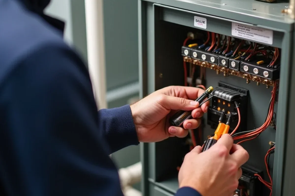 Testing communicating thermostat wiring harness on variable-capacity furnace in Chanhassen